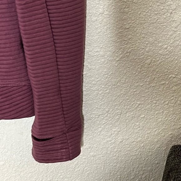 te verde Dusty Rose Zip Up Hooded Jacket Sz Small - Picture 6 of 10